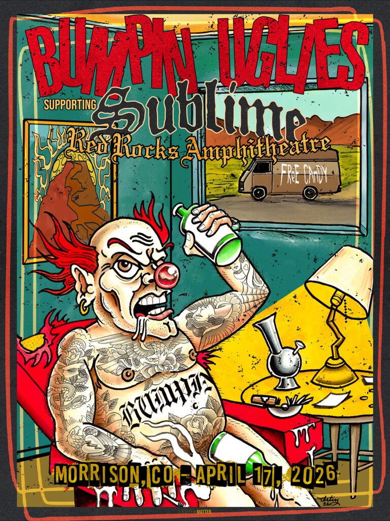 Bumpin Uglies Sublime Red Rocks Poster