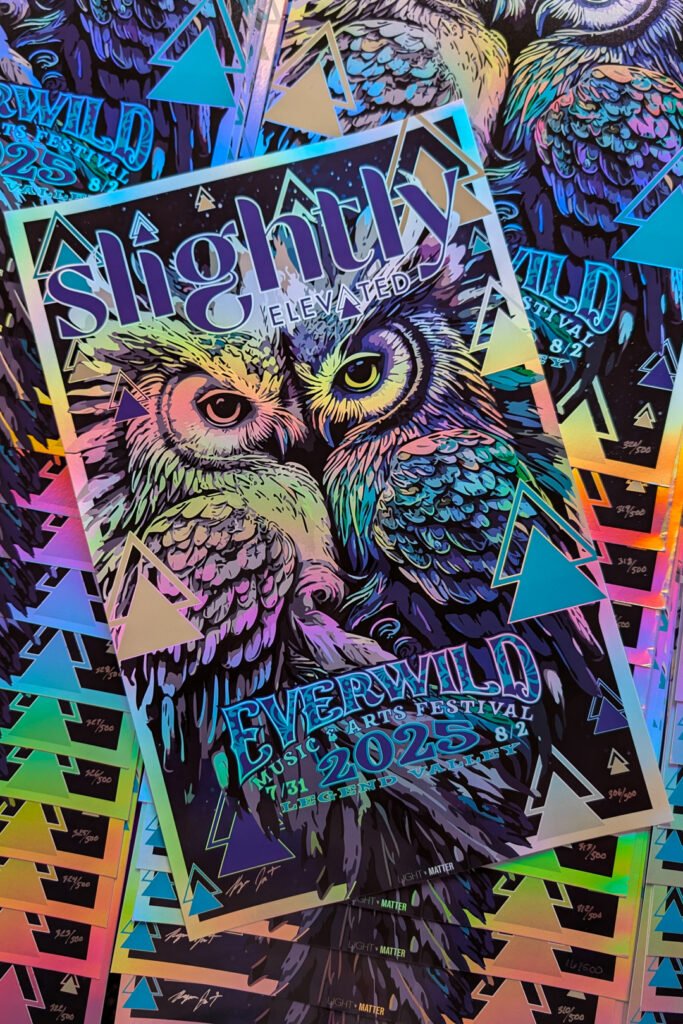Slightly Elevated Foil Poster